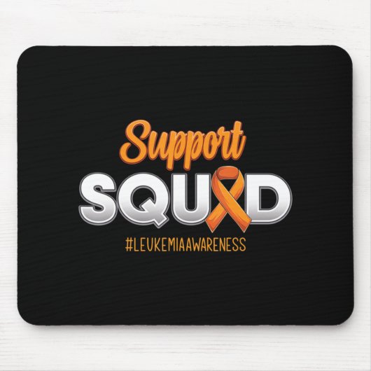 Support Squad Leukemia Awareness Warrior Fight for Muismat (Voorkant)