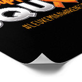 Support Squad Leukemia Awareness Warrior Fight for Poster (Hoek)