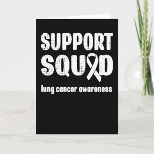 Support Squad Lung Cancer Awareness Warrior Family Kaart