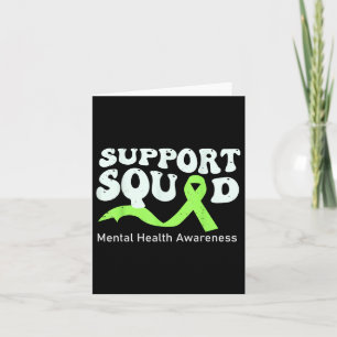 Support Squad Mental Health Awareness Lime Green R Kaart