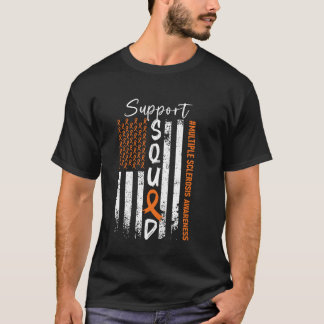 Support Squad Multiple Sclerosis Awareness Nederla T-shirt
