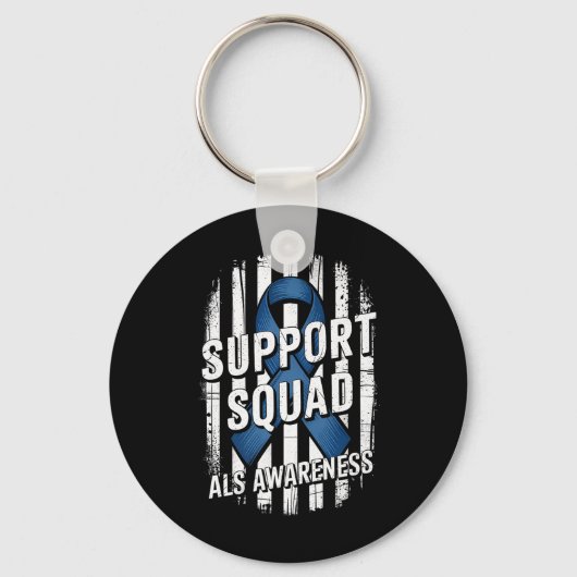 Support Squad ook bewustmakingsmaand Amerikaanse F Sleutelhanger (Voorkant)