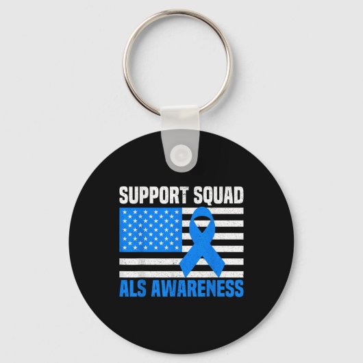 Support Squad ook bewustmakingsmaand Amerikaanse F Sleutelhanger (Voorkant)