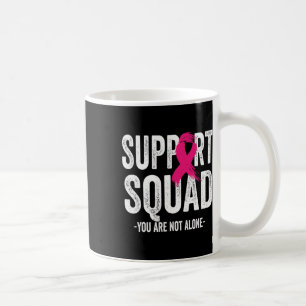 Support Squad Pink Ribbon Warrior Breast Cancer Aw Koffiemok