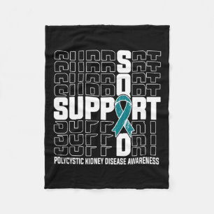 Support Squad Polycystic Nierziekte Fleece Deken