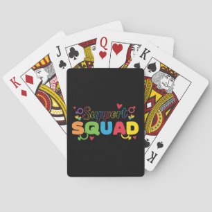 Support Squad - Rainbow Hearts Pride Ally Pokerkaarten