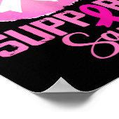 Support Squad Roze Support Squad Borstkanker AWA Poster (Hoek)