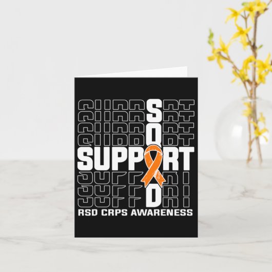 Support Squad RSD CRPS Awareness 2 Kaart (Gele Bloem)