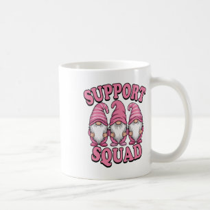 Support Squad Schattigee Roze Gnoom borstkanker Koffiemok