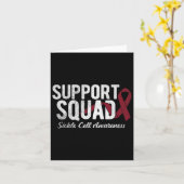Support Squad Sickle Cell Awareness 5 Kaart (Gele Bloem)