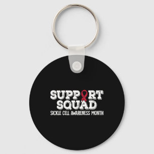 Support Squad Sickle Cell Awareness Maand 1 Sleutelhanger
