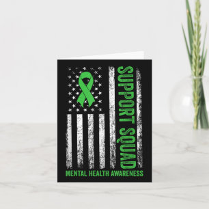 Support Squad Vlag Vlag Geestelijke Gezondheid Bew Kaart