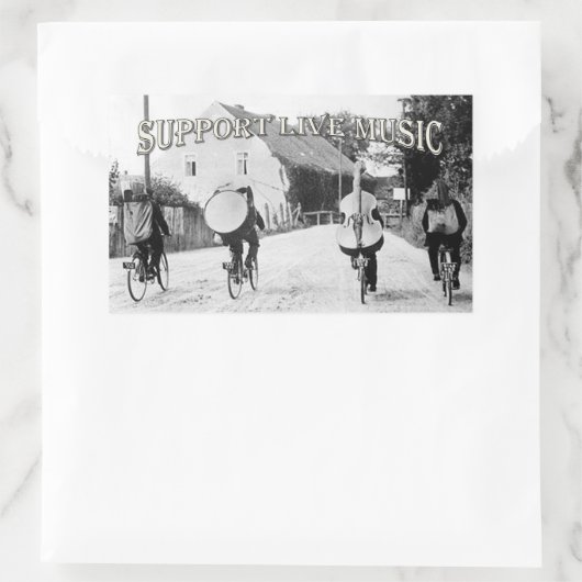 Support Sticker Live Local Music (Sac)