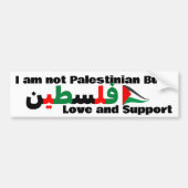 Support Sticker pour pare-chocs Palestine (Devant)