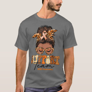 Support Team Messaging Bun Butterfly ADHD T-shirt