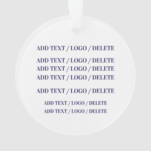 Support TRUMP Ornement acrylique (dos)