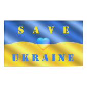 Support Ukraine Badge drapeau ukrainien - Liberté (Devant)
