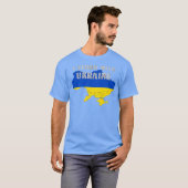 Support Ukraine I Stand With Ukrainian T-shirt (Voorkant volledig)