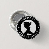 Support voor één mam ronde button 3,2 cm (Voorkant /achterkant)