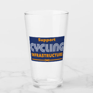 Support voor fietsinfrastructuur glas
