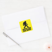 Support voor je lokale Bigfoot Funny Bigfoot Lover Vierkante Sticker (Envelop)