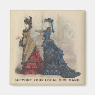 Support voor je lokale meisjesgang magneet