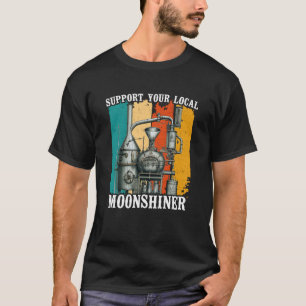 Support voor je lokale Moonshiner Redneck T-shirt