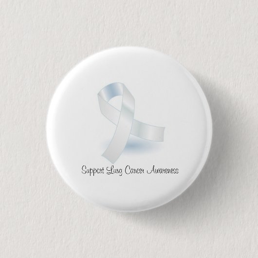 Support voor Lung Cancer Awareness - Ronde Button (Voorkant)