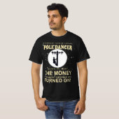 Support voor uw danseres Funny Lineman T-shirt (Voorkant volledig)