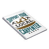 Support voor uw lokale Carpenter Union Builder Notitieboek (Rechterzijde)
