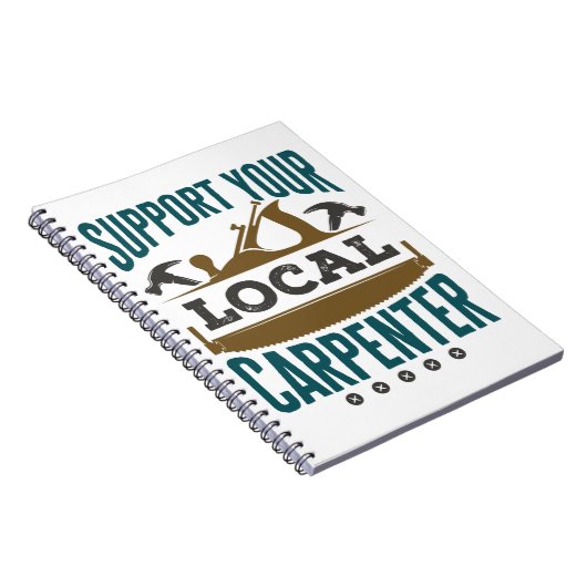 Support voor uw lokale Carpenter Union Builder Notitieboek (Rechterzijde)