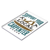 Support voor uw lokale Carpenter Union Builder Notitieboek (Linkerzijde)