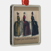 Support voor uw lokale chiropractor metalen ornament (Rechts)