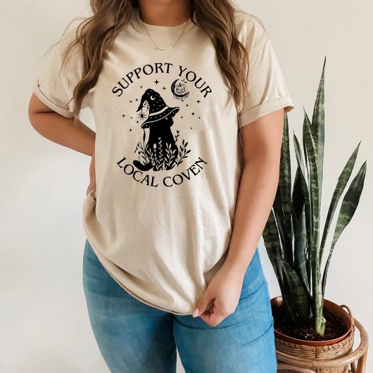 Support voor uw lokale coven t-shirt