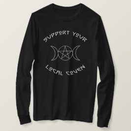 Support voor uw lokale coven witches met zwarte sw t-shirt