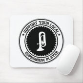 Support voor uw lokale e-uphoniumspeler muismat (Met muis)