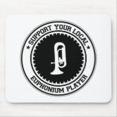 Support voor uw lokale e-uphoniumspeler muismat (Voorkant)