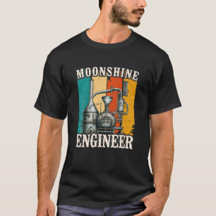 Support voor uw lokale motorboordwerktuigenroostbr t-shirt