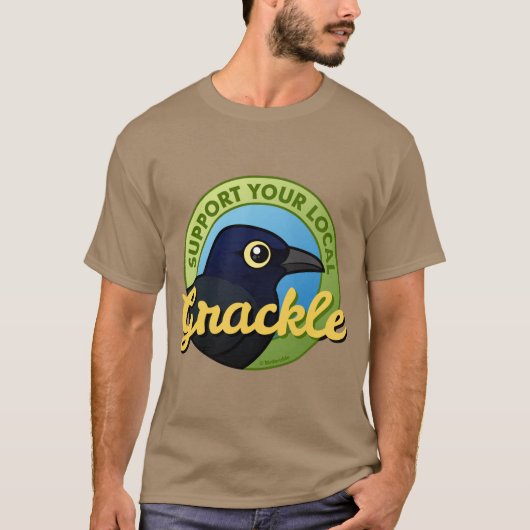 Support voor uw lokale rackle t-shirt (Voorkant)