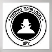 Support voor uw lokale spion poster (Voorkant)