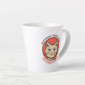 Support voor uw lokale straatkatten latte mok (Rechterhoek)
