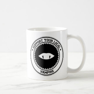 Support voor uw lokale vampier koffiemok