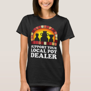 Support voor uw lokale verkoopt T-shirt
