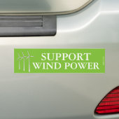 Support Wind Power Bumpersticker (Op auto)