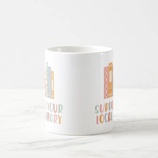 Support Your Local Library Koffiemok (Center)