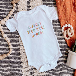Support Your Local Library Romper