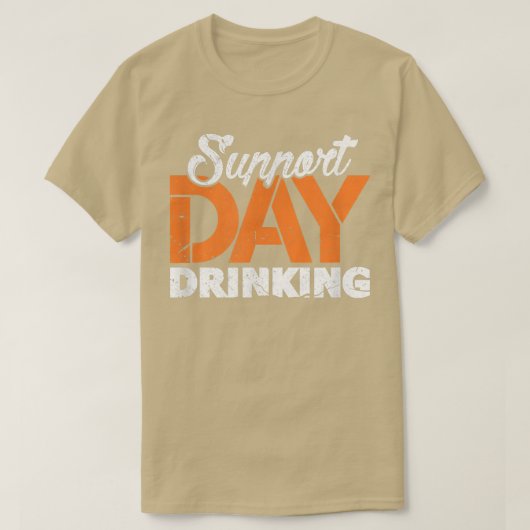 Supportdag Drink Bachelor Bachelorette Party D T-shirt (Design voorkant)
