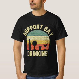 supportdag Drink Retro Alcohol Gift T-shirt