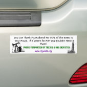 supporter bumpersticker (Op auto)