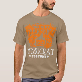 Supporter Halloween Democraat Costume Pumpkin T-shirt